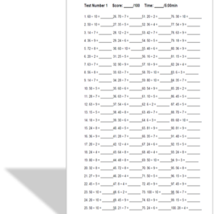 Comprehensive Math Practice Sheets for Kids – 25 Printable Worksheets